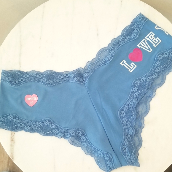 Victoria's Secret PINK Vintage Lace Extra Low Rise Cheeky Hipster Panty NWT - Picture 5 of 11